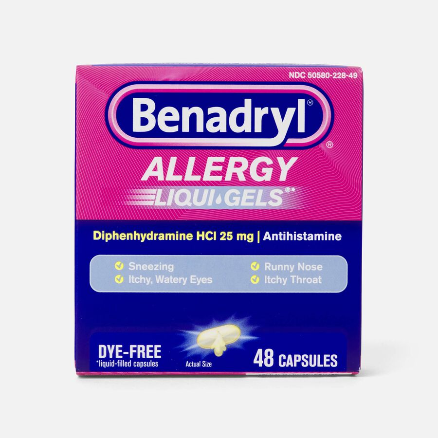 Benadryl Allergy Relief Liqui-Gels, 24 ct., , large image number 1
