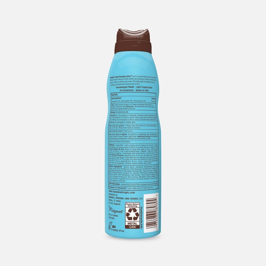 Hawaiian Tropic Island Sport Clear Spray Sunscreen SPF 30, 6 oz., , large image number 1
