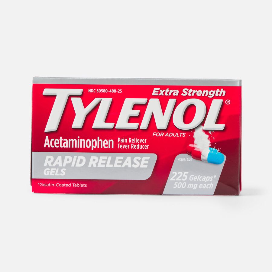 Tylenol Extra Strength Rapid Release Gels, 225 ct., , large image number 0