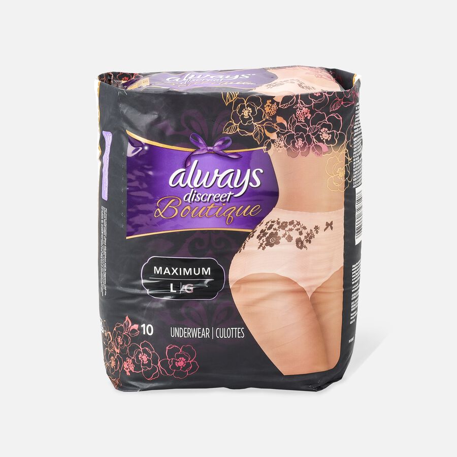 Always Discreet Boutique High-Rise Incontinence Underwear, Maximum Rosy, , large image number 2