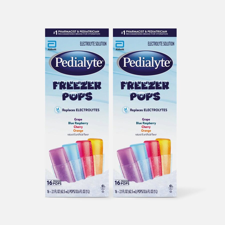 Pedialyte Freezer Pops, Assorted Flavors, 16ct. / 2.1 oz. (2-Pack), , large image number 0