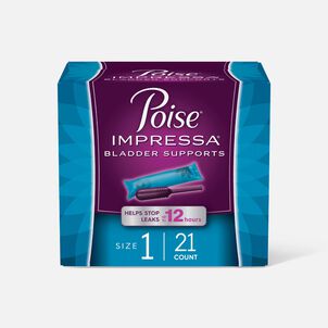 Poise Impressa Bladder Supports for Women, 21 ct.