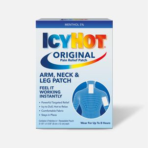 Icy Hot Extra Arms Neck Leg Patch, 5 ct.