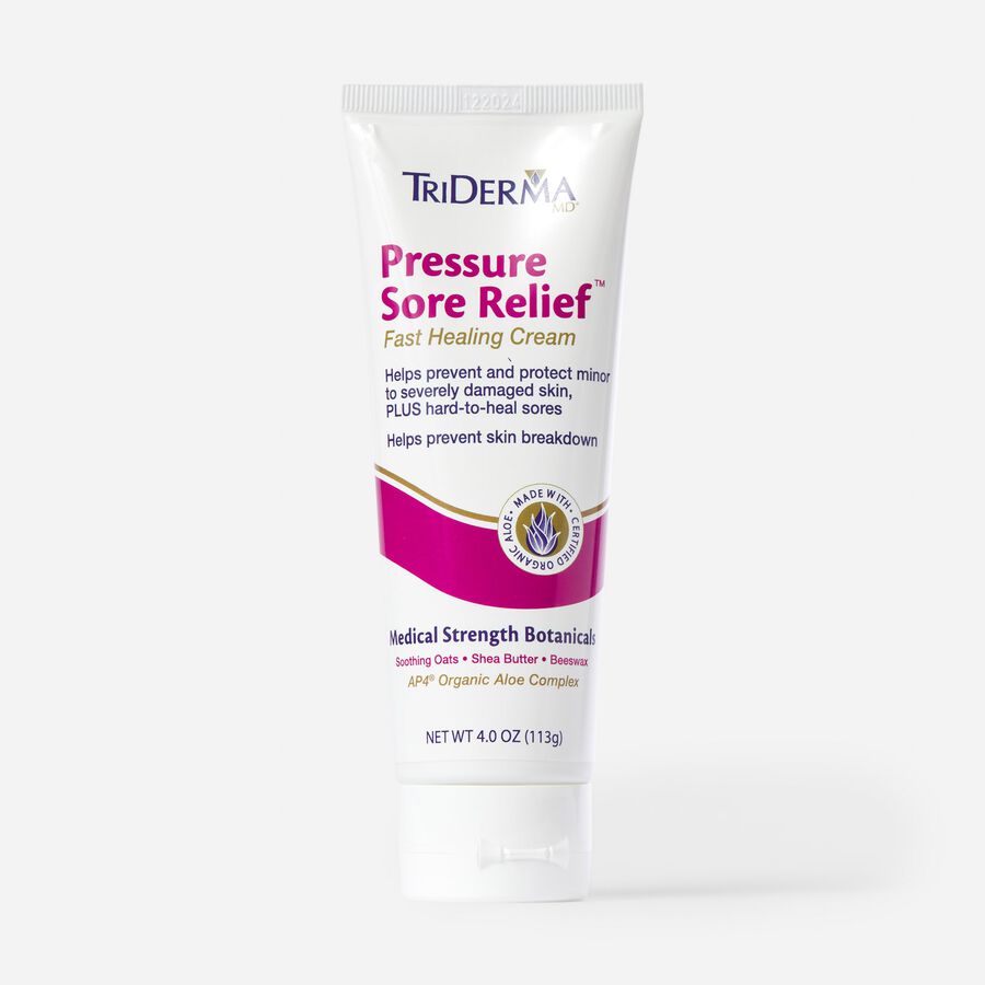 TriDerma Pressure Sore Relief Healing Cream, 4 oz. Tube, , large image number 0