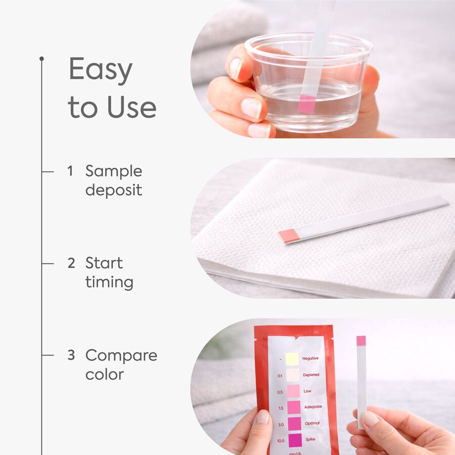 Diagnox Nitric Oxide Saliva Test Strips, At-Home Test for Wellness, Cardiovascular, and Men's Health, 30 ct., , large image number 5