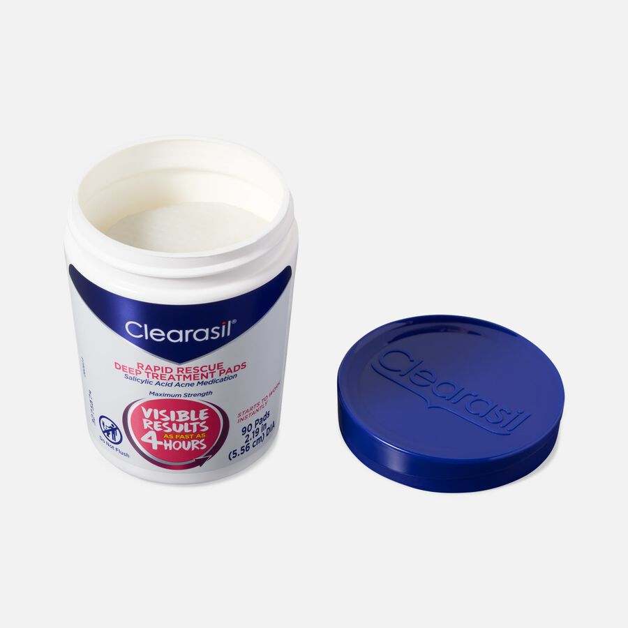 Clearasil Rapid Rescue Deep Treatment Pads, 90 ct., , large image number 2
