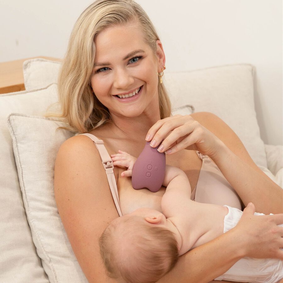 Momcozy Double 2-in-1 Warming Vibration Lactation Massager, , large image number 4