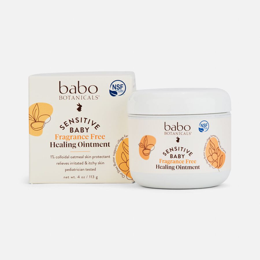 Babo Botanicals Sensitive Baby All Natural Healing Ointment, 4 oz., , large image number 0