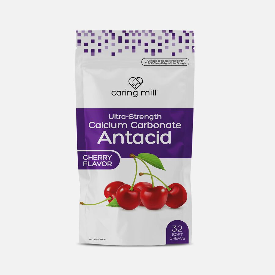 Caring Mill&trade; Antacid Soft Chews, Cherry, 32 ct., , large image number 0