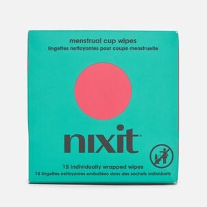 Nixit Menstrual Cup Wipes, 15 ct.