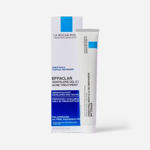 La Roche-Posay Effaclar Adapalene Gel 0.1%, Retinoid Acne Treatment, 1.6 oz.