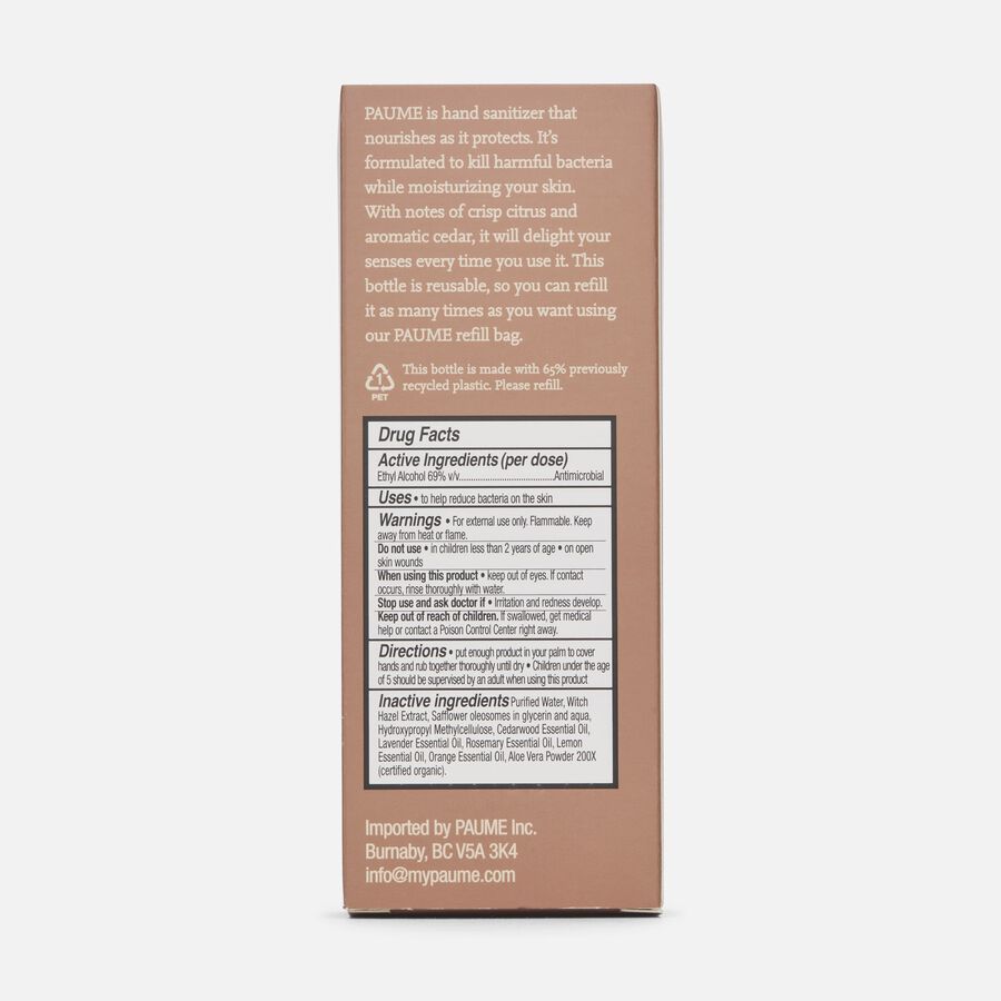 PAUME Hand Sanitizer Travel Bottle, 3 fl oz., , large image number 2