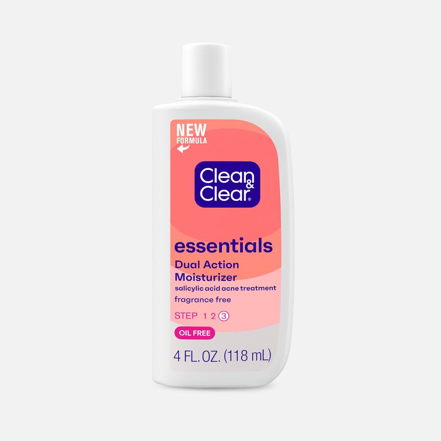 Clean & Clear Essentials Dual Action Facial Moisturizer, 4 fl oz., , large image number 0