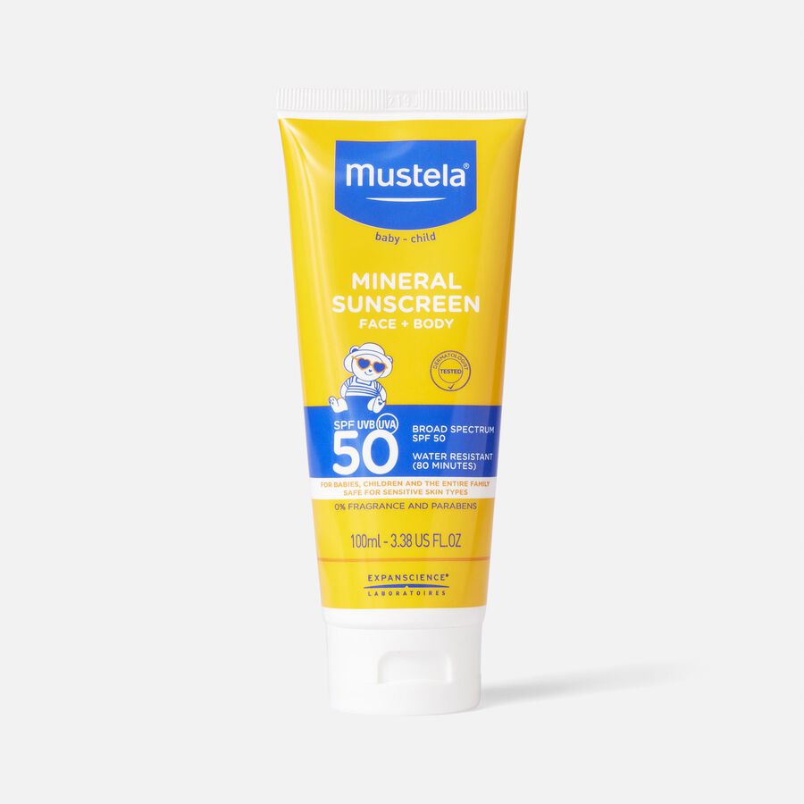 Mustela Mineral Sunscreen Lotion, SPF 50, , large image number 1