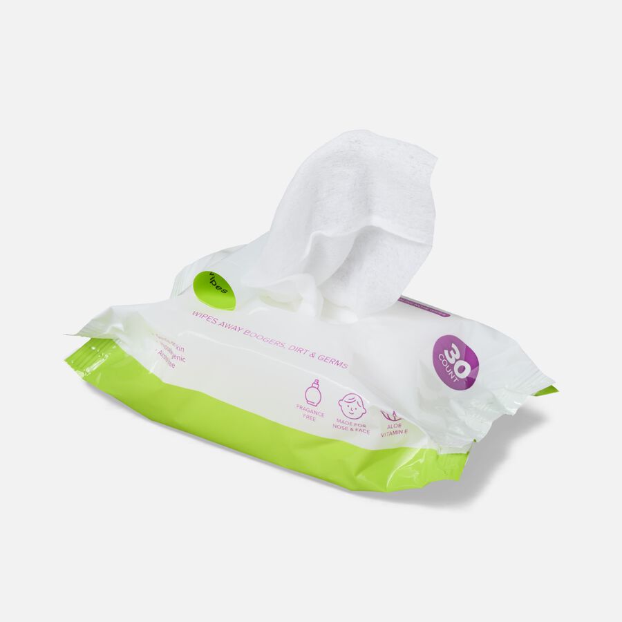 Caring Mill&trade; Gentle Saline Nose Wipes, Unscented, 30 ct. (2 pack), , large image number 3