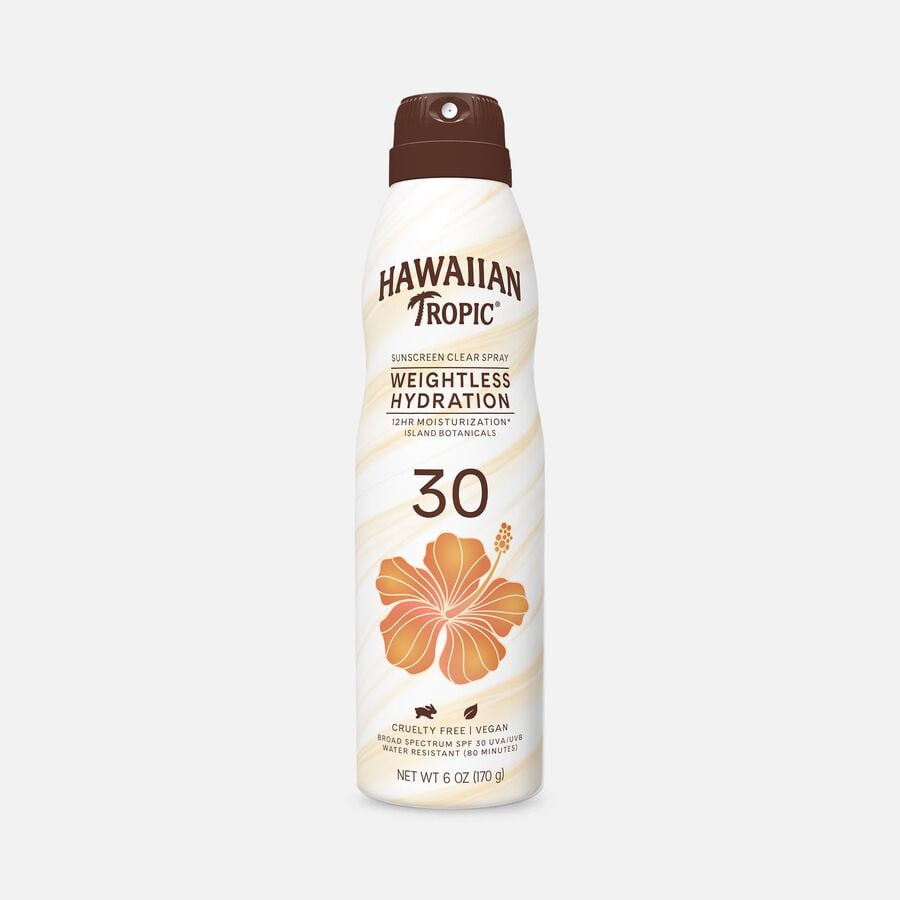 Hawaiian Tropic Silk Hydration Weightless Sunscreen Spray, 6 oz., , large image number 1