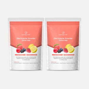 Caring Mill&trade; Electrolyte Powder, Berry Breeze and Raspberry Lemonade Flavor Variety, 24 ct. (2-Pack)