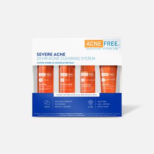 AcneFree Severe Acne 24 HR Clearing System, 4 Piece Kit
