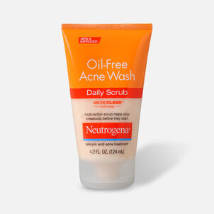 Neutrogena Oil-Free Acne Daily Face Scrub, 4.2 oz.