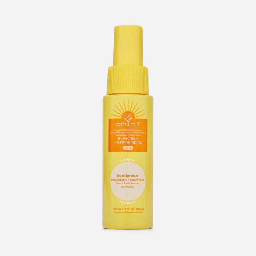 Caring Mill&trade; Sunscreen Setting Spritz, SPF 45, 2 oz., , large image number 0