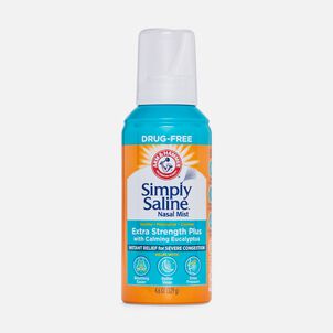 Simply Saline Adult Nasal Mist Extra Strength Plus with Calming Eucalyptus, 4.6 oz.