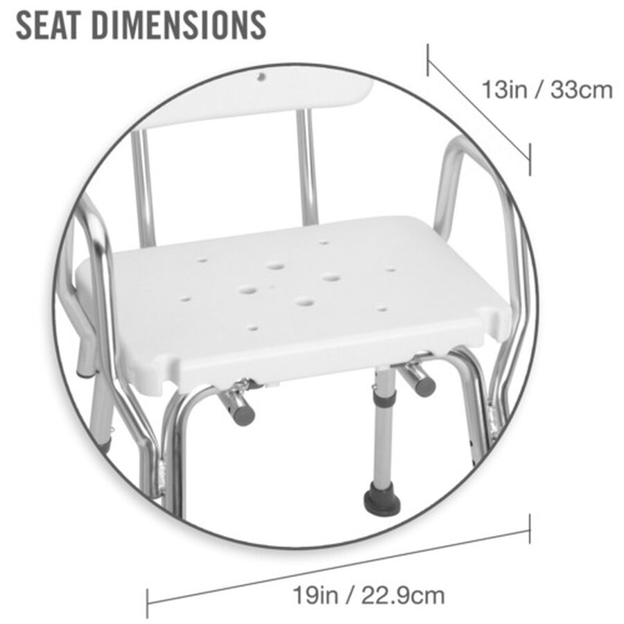 DMI&reg; Heavy Duty Bath and Shower Chair, , large image number 2