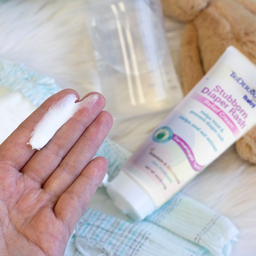 TriDerma Baby, Stubborn Diaper Rash™ Relief Cream, 4 oz. Tube, , large image number 5