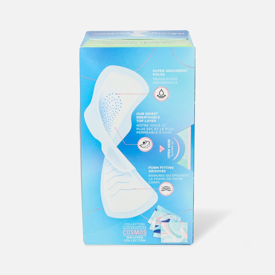 Always Infinity FlexFoam Pads for Women Size 2 Heavy Flow Absorbency, with Wings Unscented, 32 ct., , large image number 1
