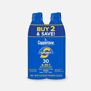 Coppertone Sport Sunscreen Spray, 11 oz. - Twin Pack