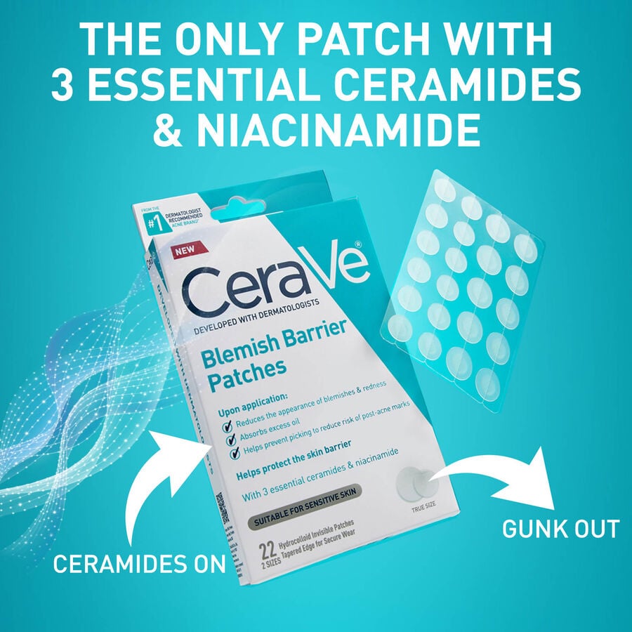 CeraVe&reg; Blemish Barrier Patches, 22 ct., , large image number 2