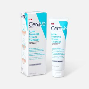 CeraVe Acne Foaming Cream Cleanser, 5 oz.