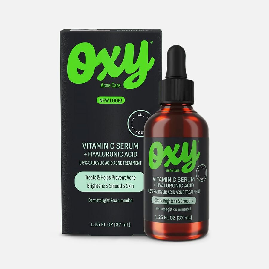 OXY Acne Care Vitamin C Serum + Hyaluronic Acid Acne Treatment, 1.25 fl oz., , large image number 0