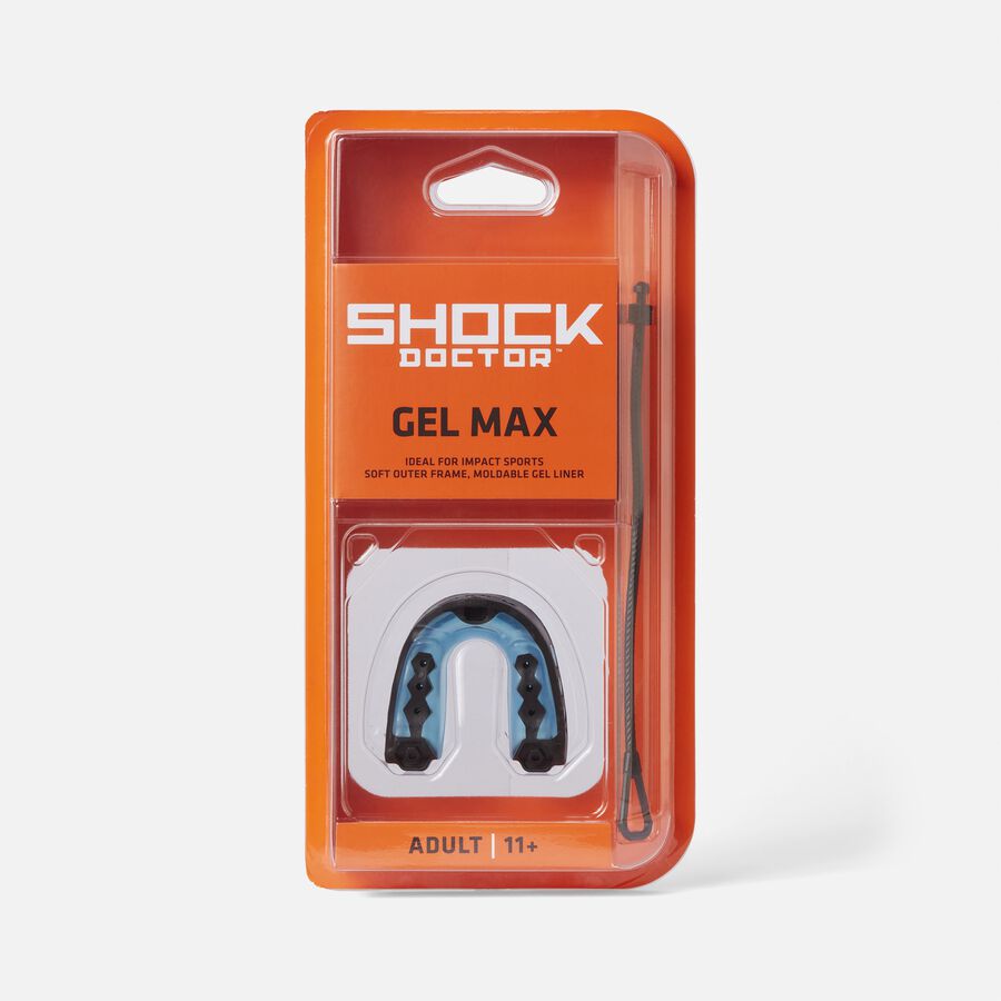 Shock Doctor Gel Max Mouth Guard, Blue/Black, , large image number 0