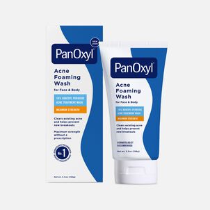 PanOxyl Acne Foaming Wash for Face & Body, 5.5 oz.