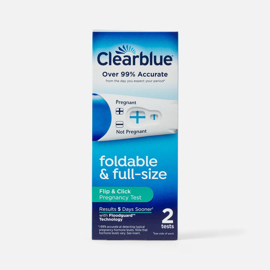 Clearblue Flip and Click Pregnancy Test, 2 ct., , large image number 0