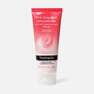 Neutrogena Pink Grapefruit Cream to Foam Facial Cleanser, 3.5 oz.