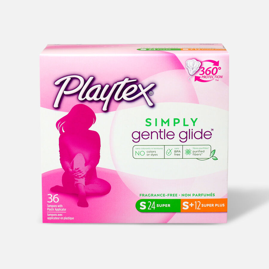 Playtex Gentle Glide Multipack Tampons, Unscented, 36 ct., , large image number 1