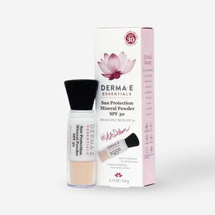 Derma E Sun Protection Mineral Powder, SPF 30, .14 oz.