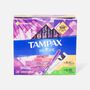 Tampax Radiant Tampons Duo Pack, Regular/Super Absorbency with BPA-Free Plastic Applicator and LeakGuard Braid, Unscented, 28 ct., , large image number 0