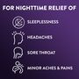Vicks PainQuil PM Pain Relief + Sleep Aid Liquid, Midnight Cherry, 12 oz., , large image number 2