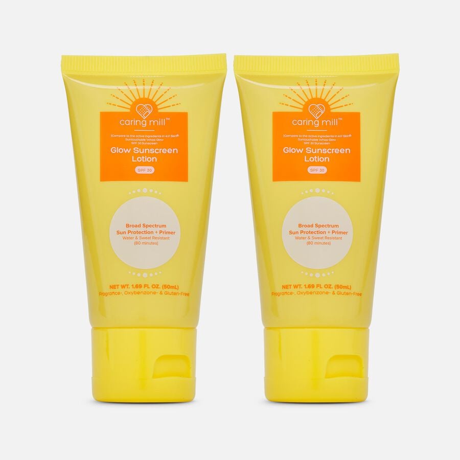 Caring Mill&trade; Glow Sunscreen Lotion, SPF 30, 1.69 oz. (2-Pack), , large image number 0