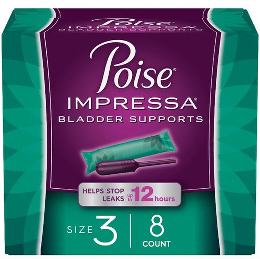 Poise Impressa Bladder Supports for Women, Size 3, 8 ct., , large image number 0