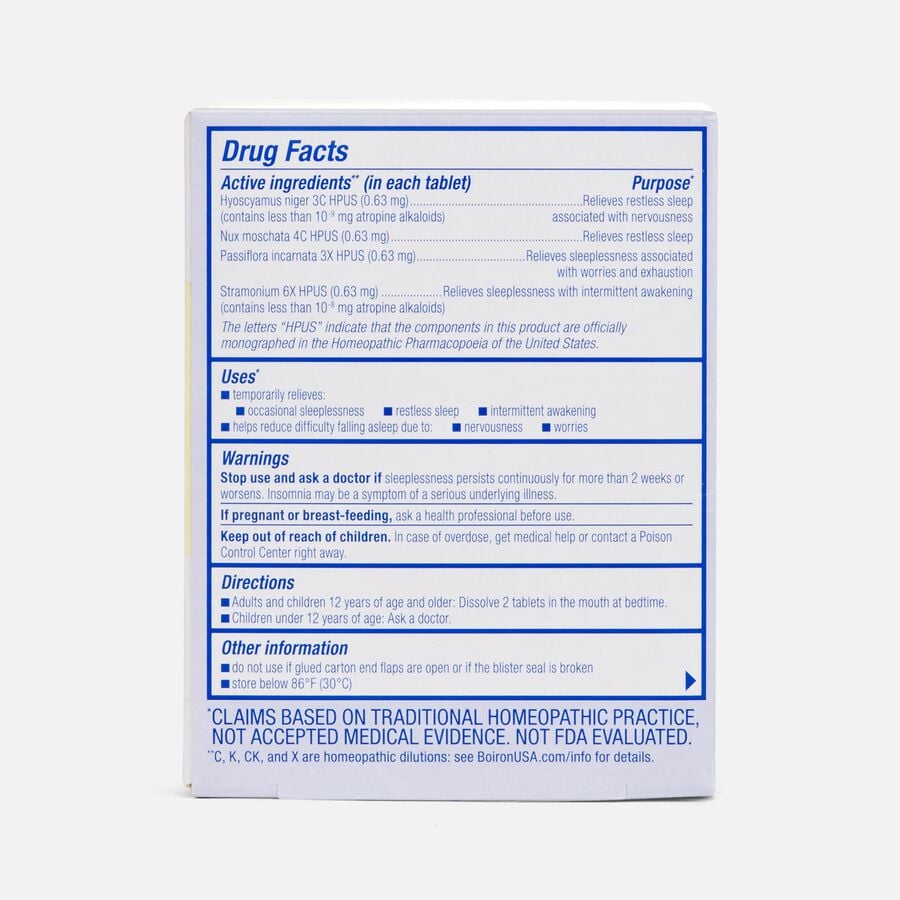 SleepCalm&reg; Meltaway Tablets Homeopathic Medicine, 60 ct., , large image number 3