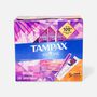 Tampax Radiant Tampons with BPA-Free Plastic Applicator and LeakGuard Braid, Unscented, 28 ct., , large image number 1