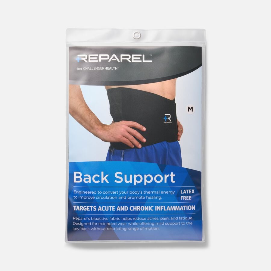 Reparel Back Recovery Wrap, Black, , large image number 1