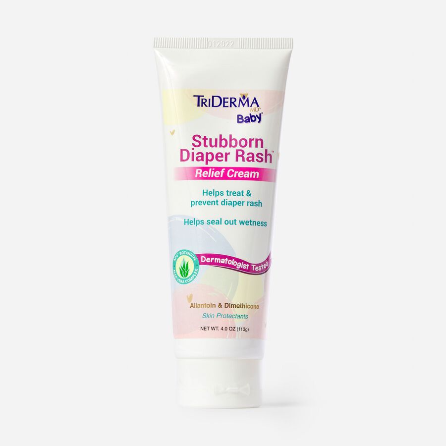 TriDerma Baby, Stubborn Diaper Rash™ Relief Cream, 4 oz. Tube, , large image number 1