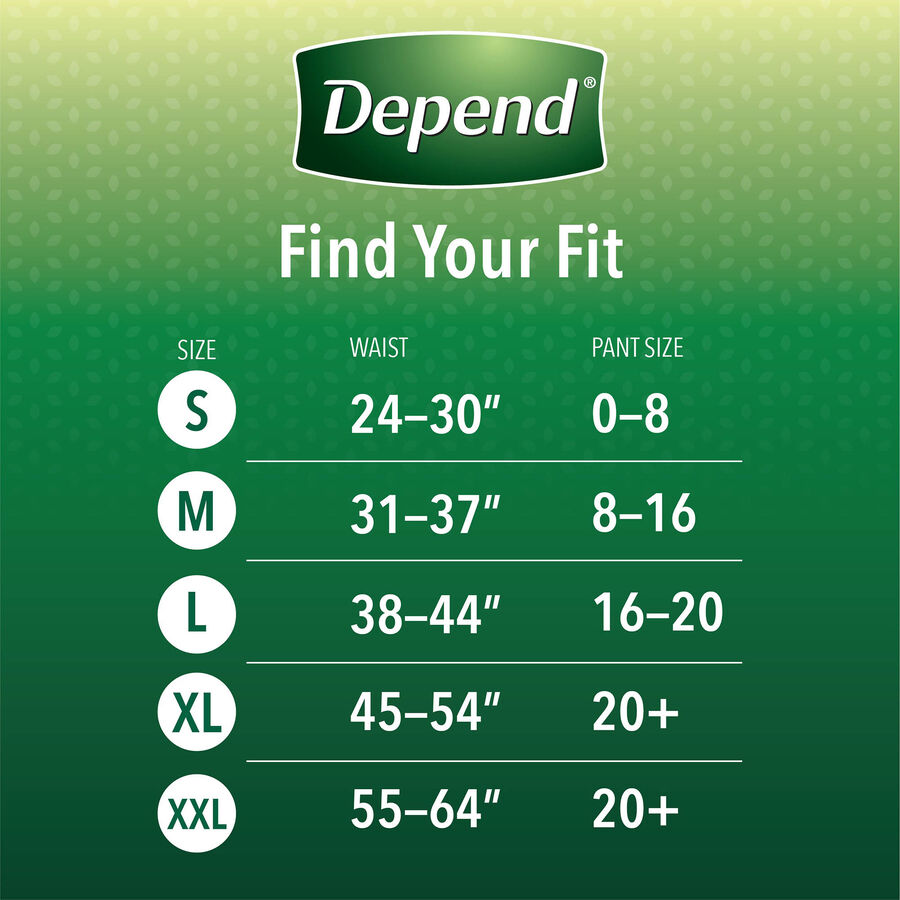 Depend FIT-FLEX Underwear, Maximum Absorbency, Large, 28 ct., , large image number 1