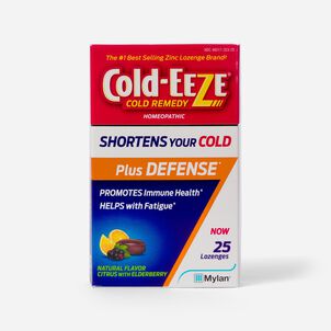 Cold-EEZE Plus Defense Citrus with Elderberry Flavor Lozenge, 25 ct.