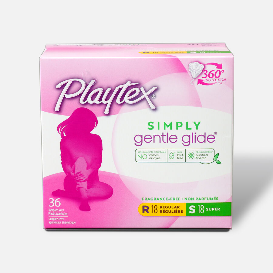 Playtex Gentle Glide Multipack Tampons, Unscented, 36 ct., , large image number 0