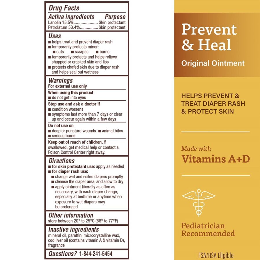 A&D Original Ointment, 4 oz., , large image number 1